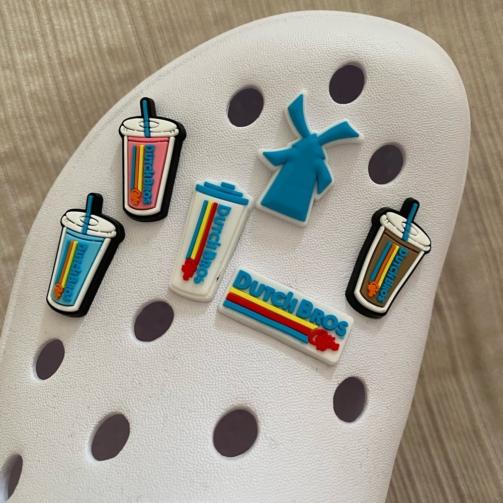 Dutch Bros Shoe Charm Set NWT - Picture 5 of 5